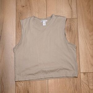 Athleta Beige Sleeveless Top